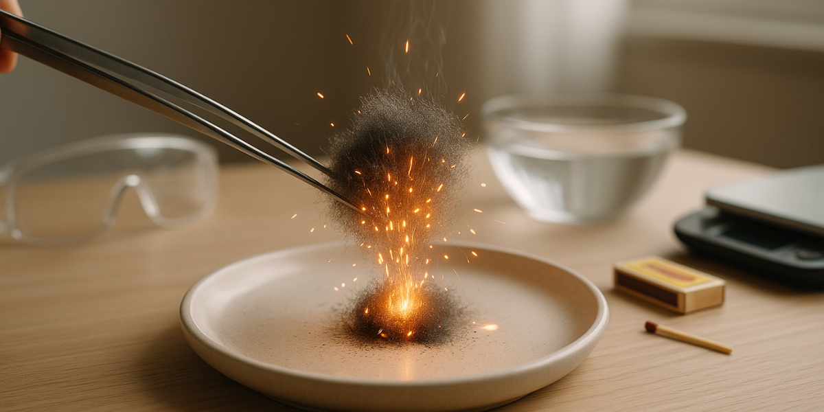 Wełna stalowa – ciekawostki i prosty eksperyment domowy